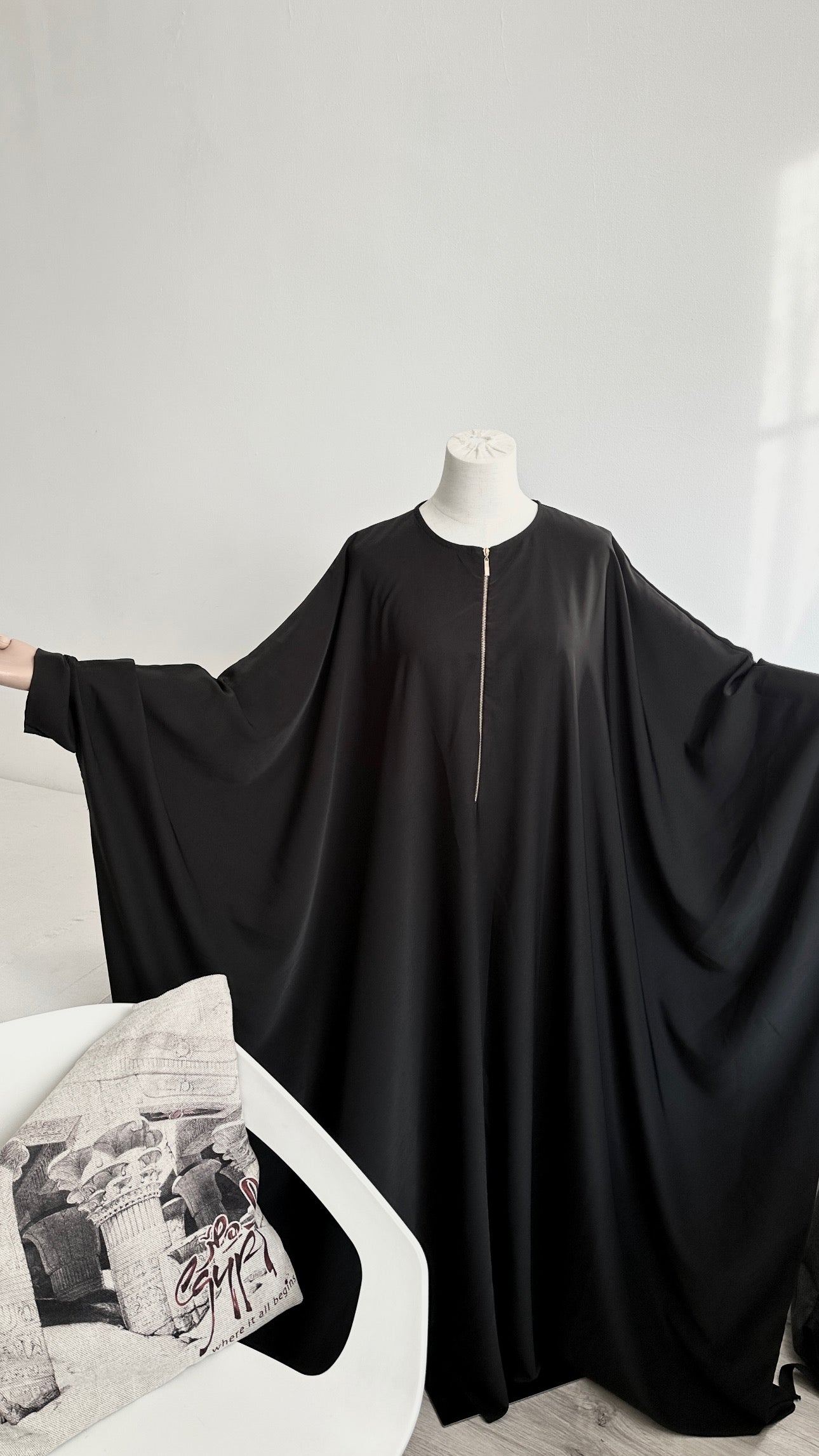 Abaya noir - Allaitement